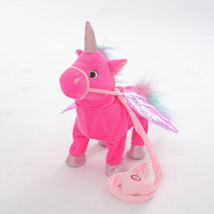 Walking Unicorn Plush Toy