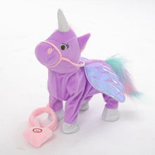 Load image into Gallery viewer, Walking Unicorn Plush Toy